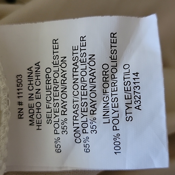 Beige and Pink Dress - Picture 7 of 7